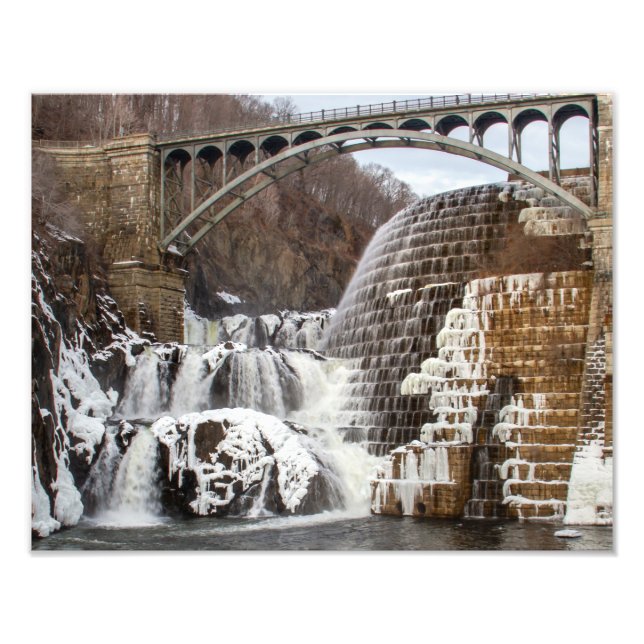 Winter, Croton-Staudamm Fotodruck (Vorne)