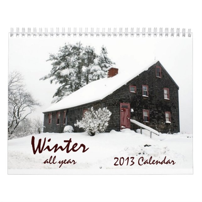 Winter das ganze Jahr Kalender (Titelbild)