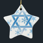 winter david keramik ornament<br><div class="desc">Star Ornament</div>