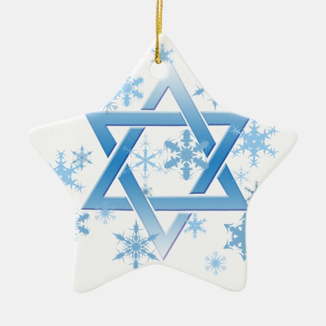 winter david keramik ornament (Vorne)