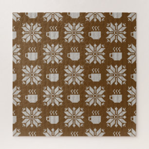 Winter: Dekorative Teekuppen