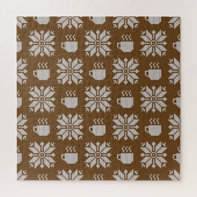 Winter: Dekorative Teekuppen (Vertikal)