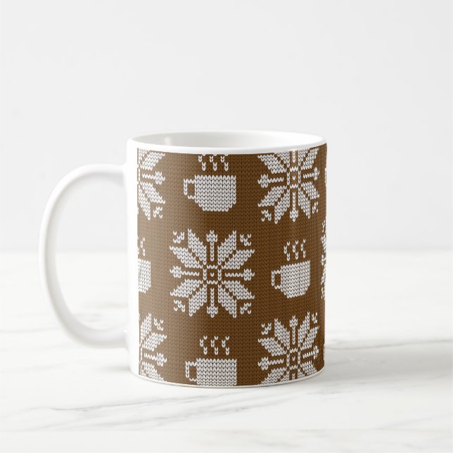 Winter: Dekorative Teekuppen Kaffeetasse (Links)