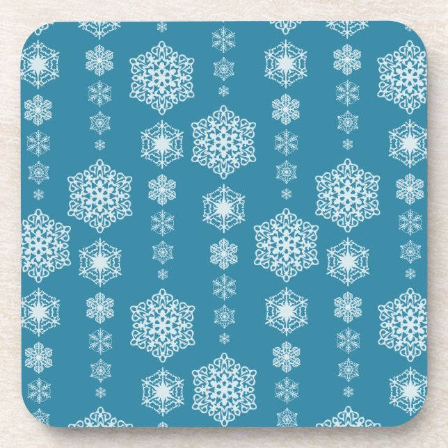 Winter Delight Blue Untersetzer (Vorderseite)
