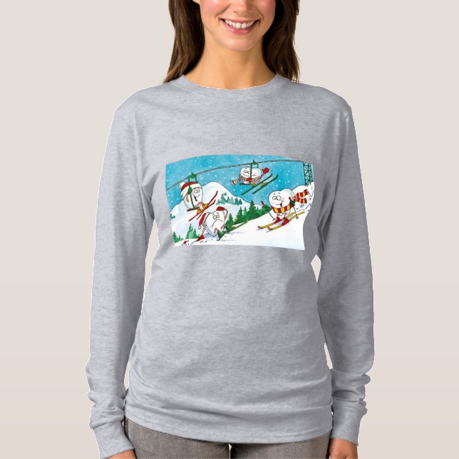 Winter Dental Office Funny T-Shirt (Vorderseite)