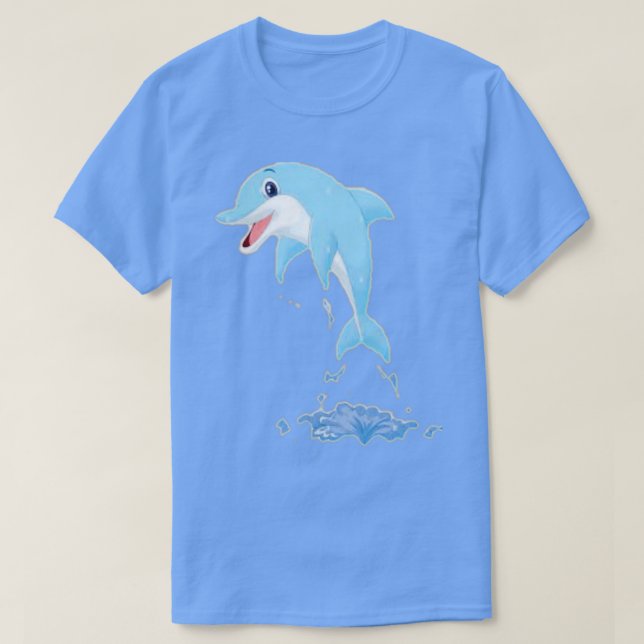 Winter der Delphin T-Shirt (Design vorne)