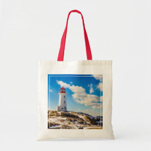 Winter des Leuchtturm- in Peggy Bucht, Tragetasche