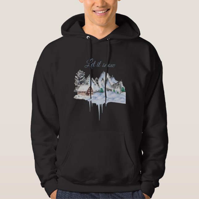 Winter design  hoodie (Vorderseite)