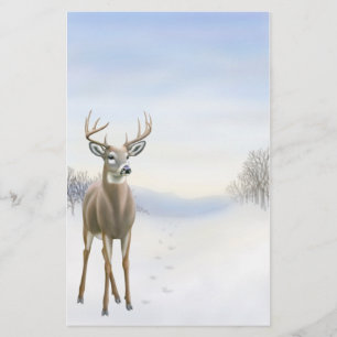 Winter-Dollar-Briefpapier Briefpapier