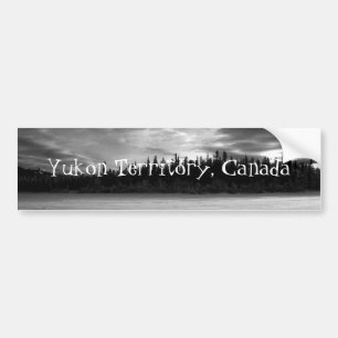 Winter-Drama; Yukon-Territorium, Kanada Autoaufkleber