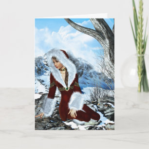 Winter Dream Fantasy Christmas Card Feiertagskarte