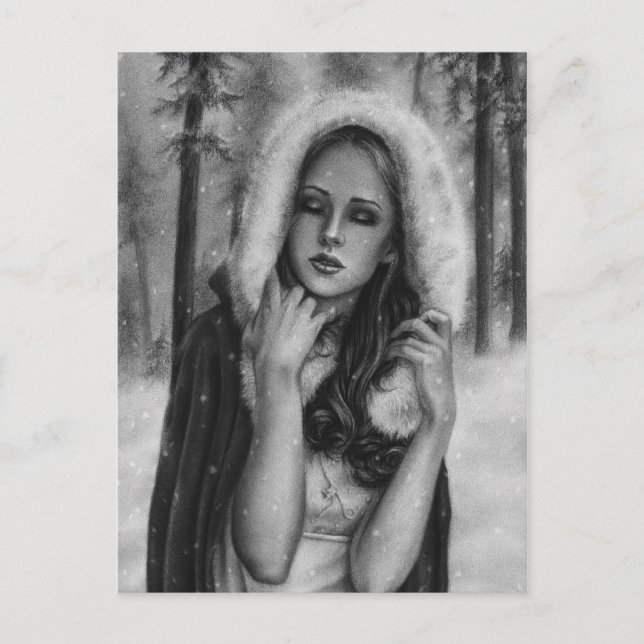 Winter Dreamer Postkarte (Vorderseite)
