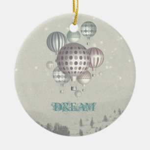 Winter Dreamflight Weihnachtsverzierung Keramikornament