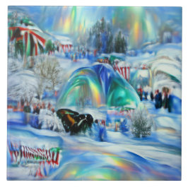 Winter Dreamscape Fliese