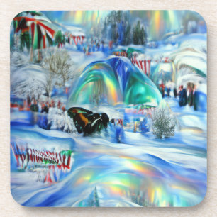Winter Dreamscape Getränkeuntersetzer