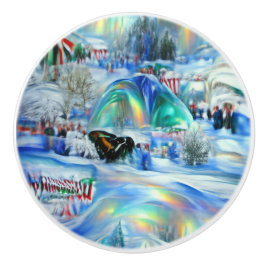 Winter Dreamscape Keramikknauf