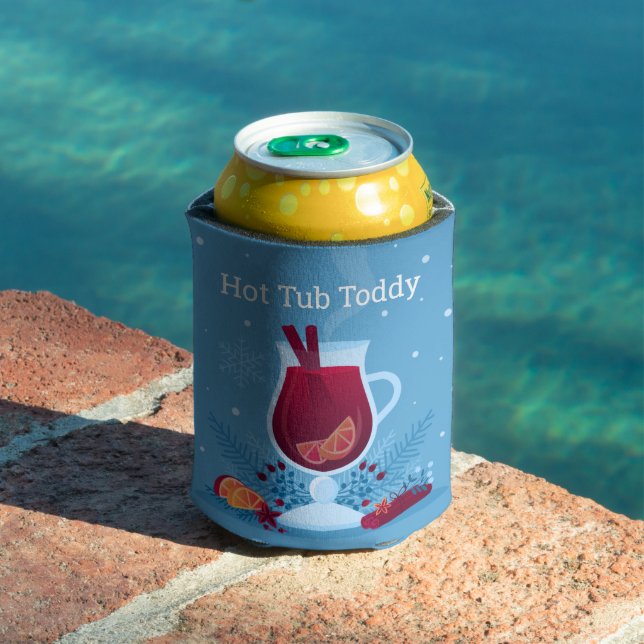 Winter Drink Hot Tub Toddy Dosenkühler (In Situ Pool)