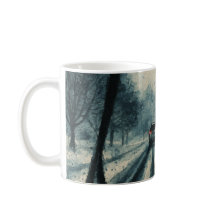 Winter Drive Through Snow - Windschutzscheibe