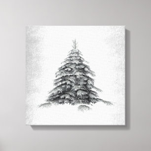 Winter-Eindrucks-Minimalismus-moderne Kunst Leinwanddruck