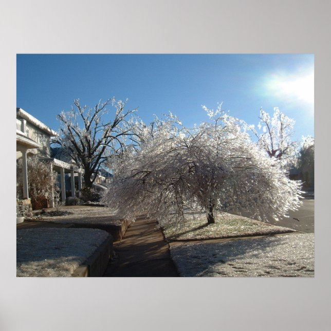 Winter-Eis-Plakat Poster (Vorne)