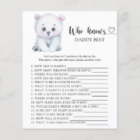 Winter Eisbär - Wer kennt Papa am besten Spiel