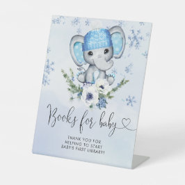Winter Elephant Baby Duschbücher für Baby Sockelschild