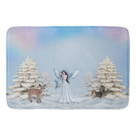 Winter-Engels-Szenen-Badezimmer-Bad-Matte Badematte