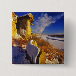 Winter entlang dem Missouri River bei Button
