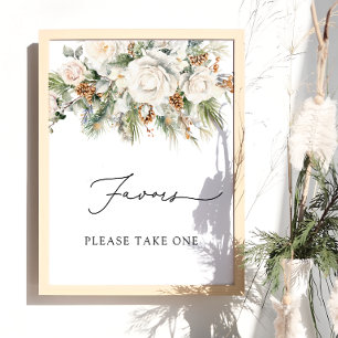 Winter Evergreen und Pine Favoriten Bitte nimm dir Poster