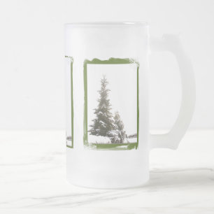 Winter Evergreens Frosty Tasse