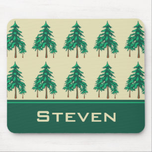 Winter Evergreens Outdoor-Enthusiast Personalisier Mousepad