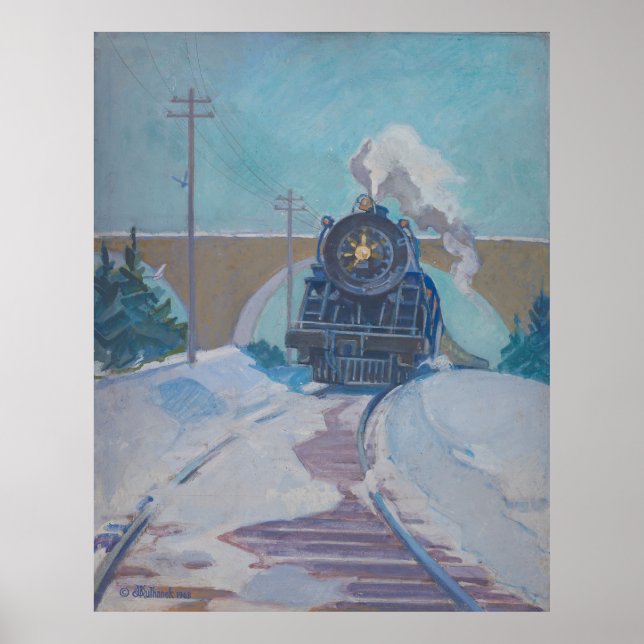 Winter Express - Kulhanek Bahn Szene (1968) Poster (Vorne)