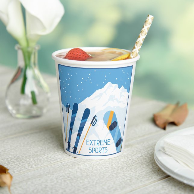 Winter Extreme Sports Pappbecher (Von Creator hochgeladen)