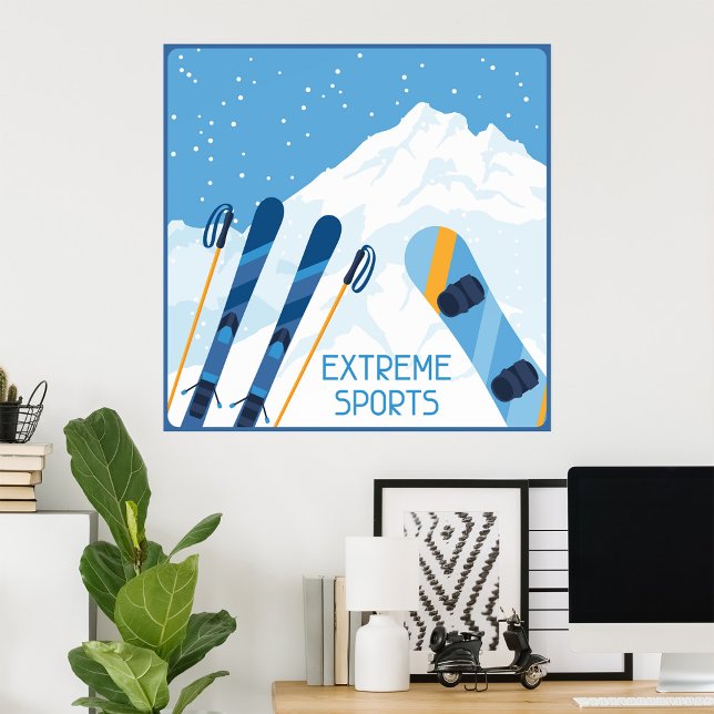 Winter Extreme Sports Poster (Von Creator hochgeladen)