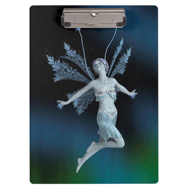 Winter Fairy Klemmbrett (Vorderseite)