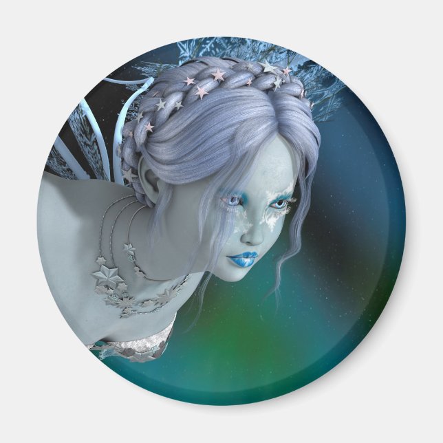 Winter Fairy Magnet (Vorne)