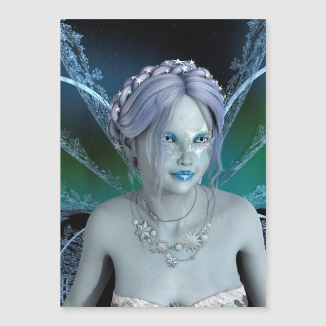 Winter Fairy Magnetkarte (Vorderseite)