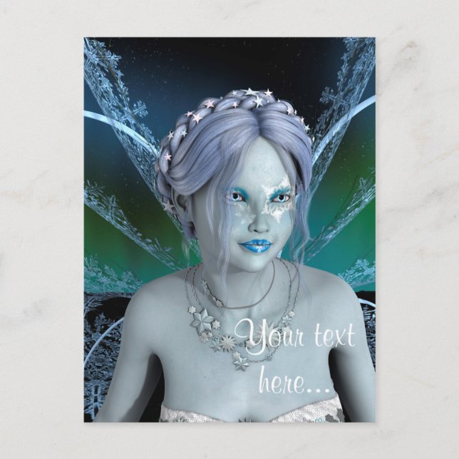 Winter Fairy Postkarte (Vorderseite)