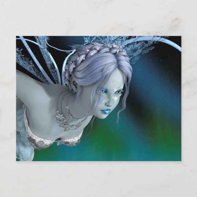 Winter Fairy Postkarte (Vorderseite)