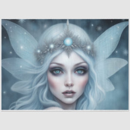 Winter Fairy Queen Decoupage Paper Seidenpapier