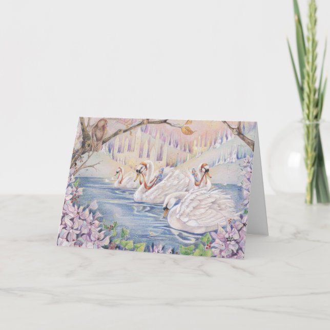 Winter Fairyland Card Feiertagskarte (Vorderseite)