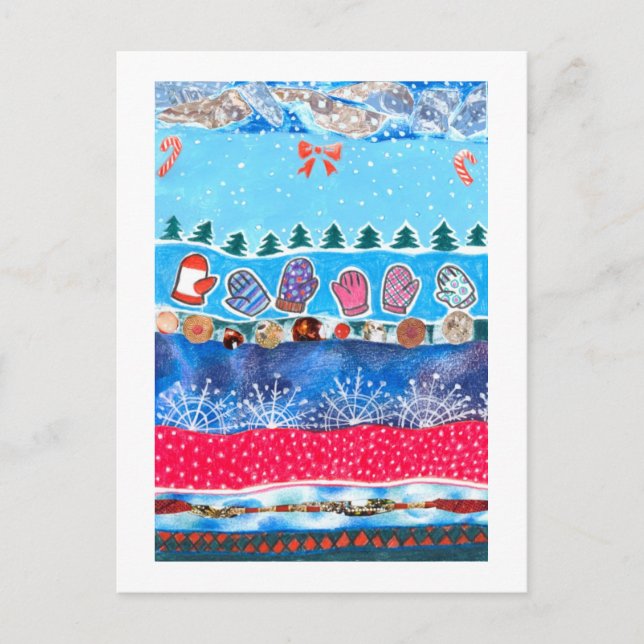 Winter Fantasy Postcard Postkarte (Vorderseite)