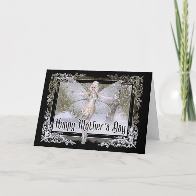 Winter Fee - Fantasy Mother Day Card Karte (Vorderseite)