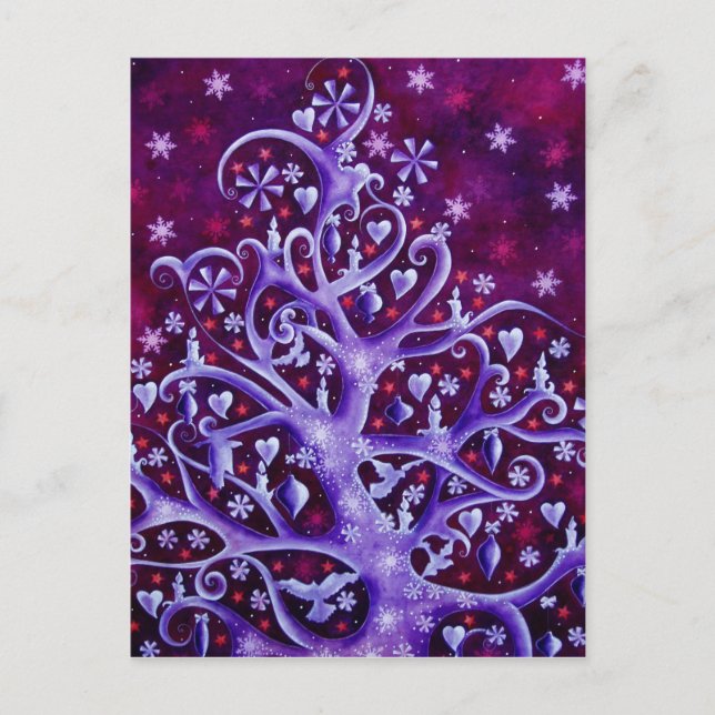 Winter Feiertagspostkarte (Vorderseite)