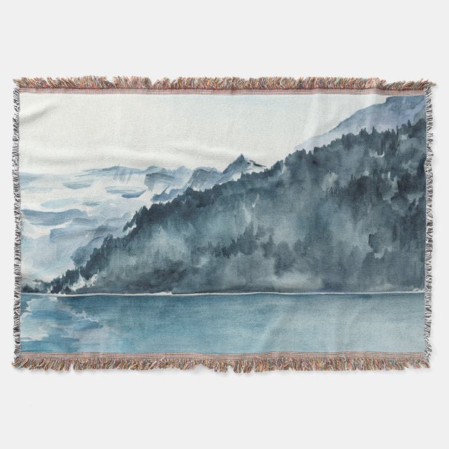 Winter Fjords Decke (Vorderseite)