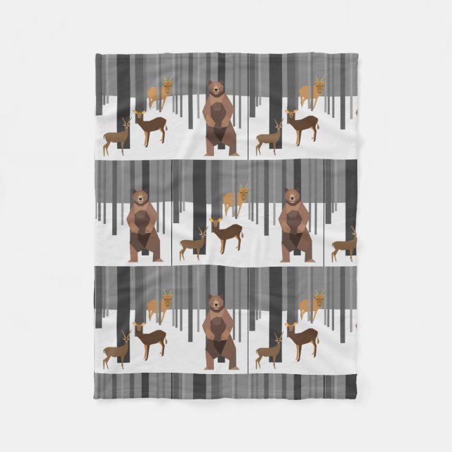 Winter Fleecedecke (Vorderseite)