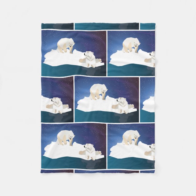 Winter Fleecedecke (Vorderseite)