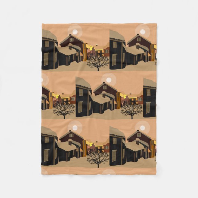 Winter Fleecedecke (Vorderseite)