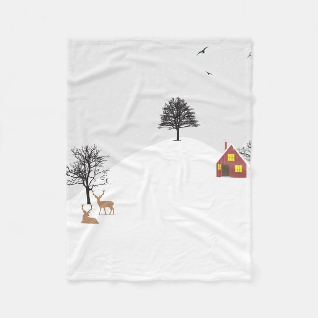 Winter Fleecedecke (Vorderseite)