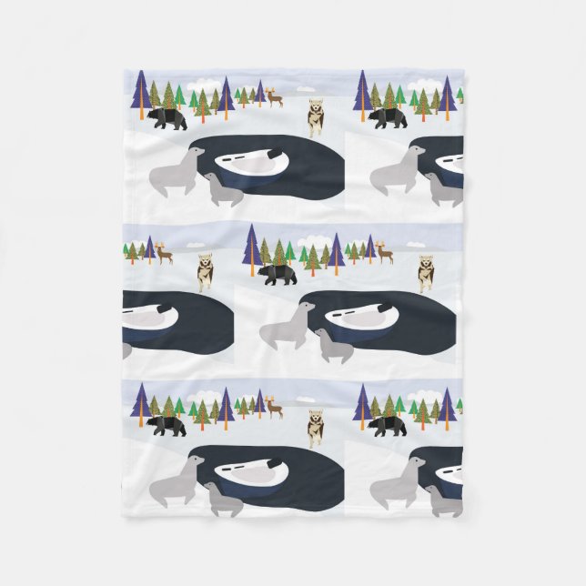 Winter Fleecedecke (Vorderseite)